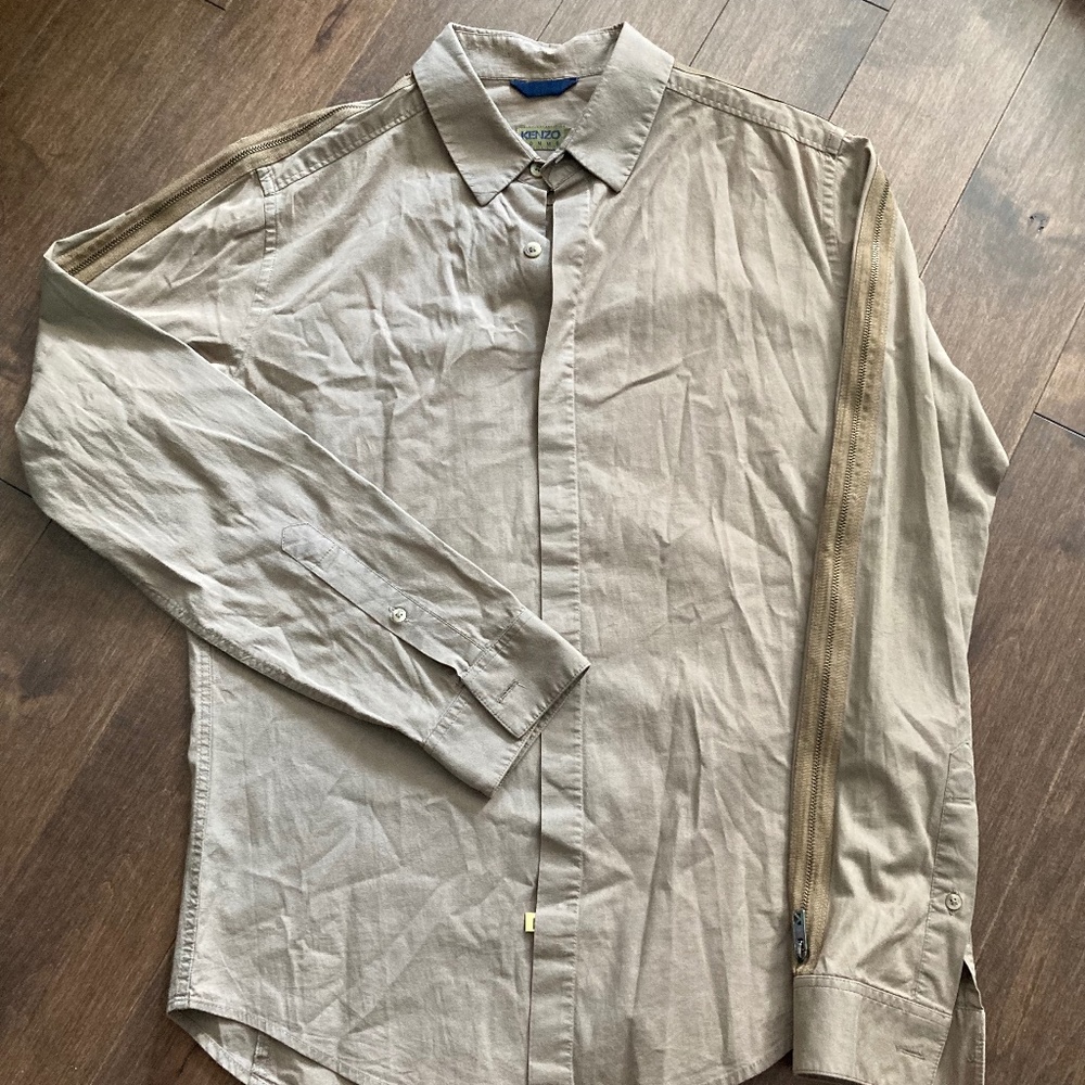 Kenzo Unique Shirt With Supper Sleeve